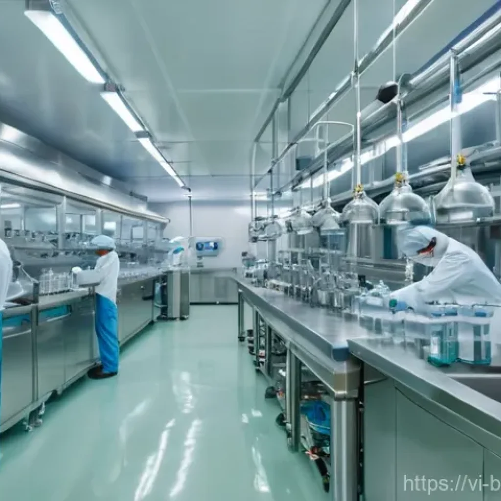 제약회사와 바이오테크 회사 차이 - Modern Vietnamese Pharmaceutical Manufacturing Excellence**

"A wide-angle, bright, and sterile inte...